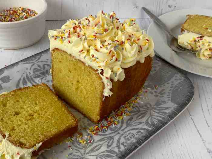 How to decorate loaf cake