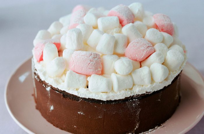 Cake marshmallow toppings marshmallows