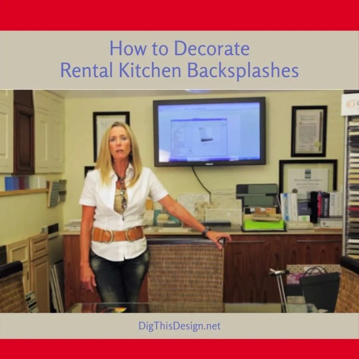 How to decorate rental apartment kitchen