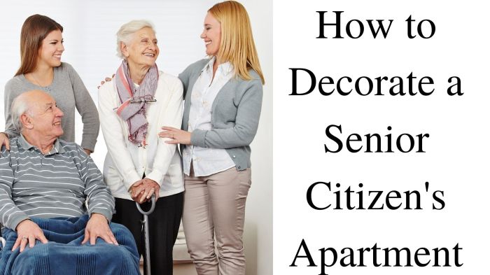 How to decorate a senior apartment