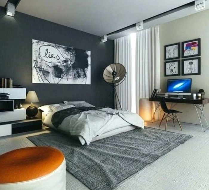 How to decorate a bedroom for men