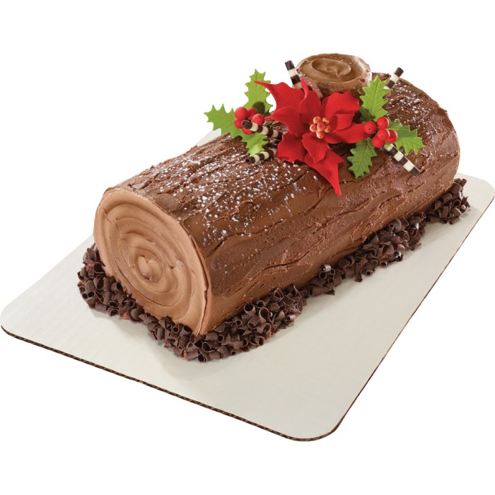 How to decorate log cake