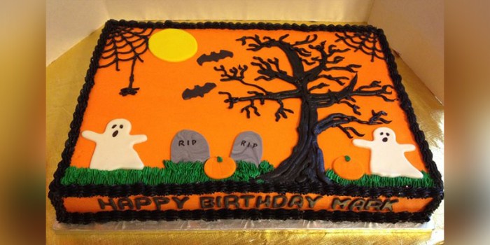 How to Decorate a Happy Halloween Cake