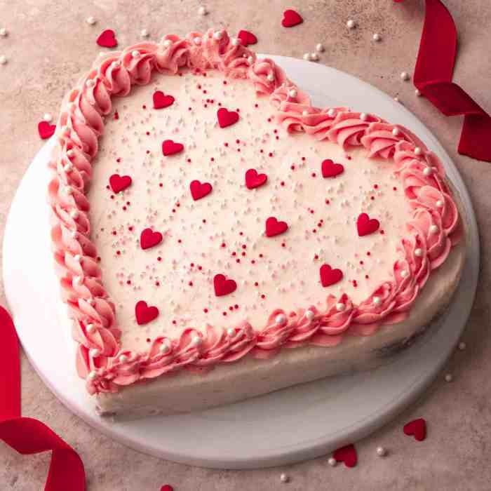 How to decorate heart shaped cake