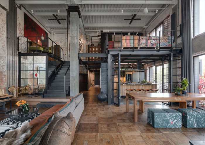 How to decorate an industrial style apartment