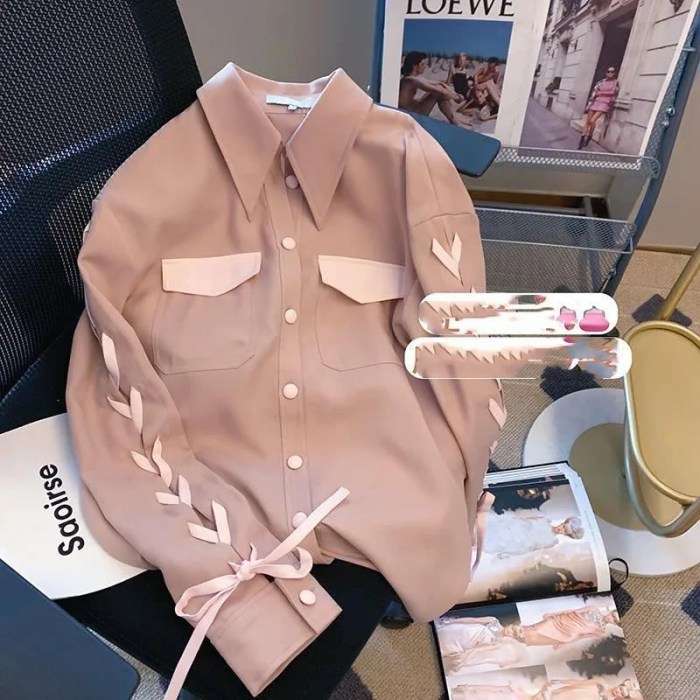 Women's pink dress shirt