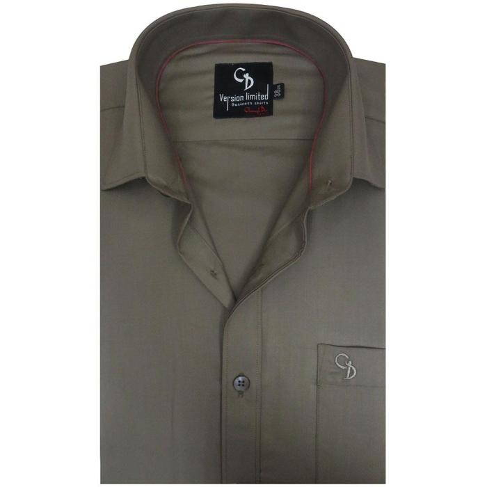 Men's rust dress shirt