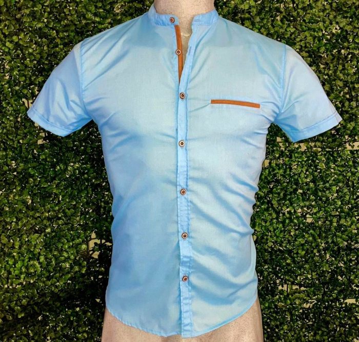 Short sleeve dress shirts for men beach