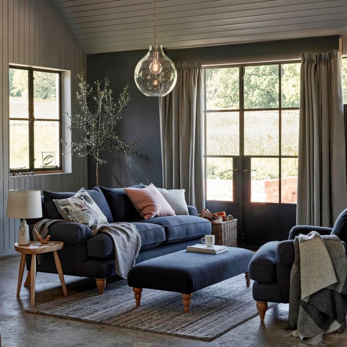 How to decorate dark grey living room apartment