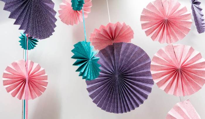 How to make decoration peaces from papers