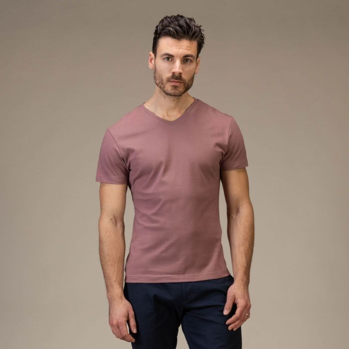 Mauve mens dress shirt