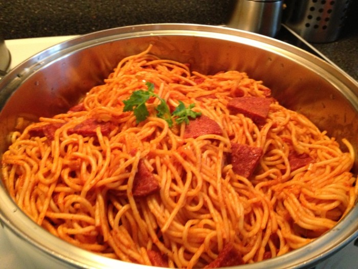 How to cook spaghetti dominican style