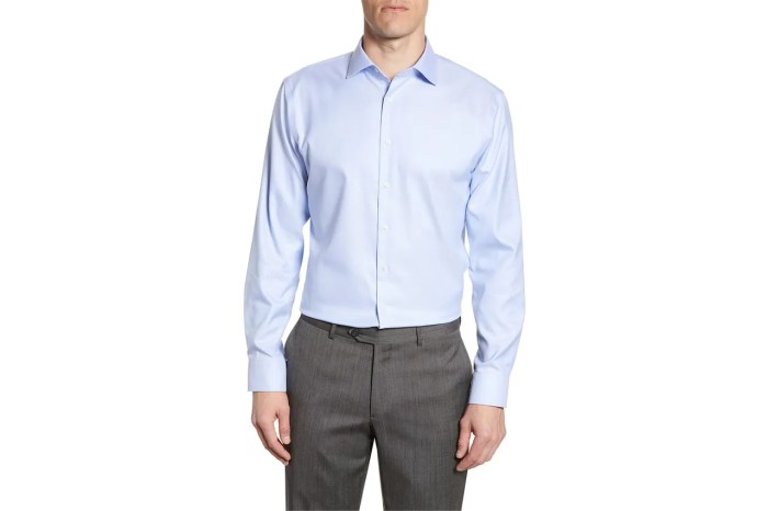 Mens dusty blue dress shirt