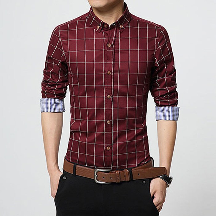 Mens skinny fit dress shirts